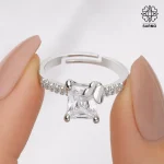 انگشتر استیل پروانه کد 407074010 - Image 3
