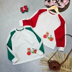 بلوز دخترانه طرح رگلان دوچرخه - Image 4