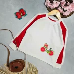 بلوز دخترانه طرح رگلان دوچرخه - Image 8