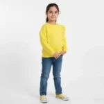 بلوز دخترانه طرح چین چین رنگی کد 161008 - Image 4