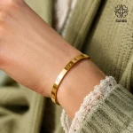 بنگل کارتیر استیل طلایی کد 509428023-28 - Image 4