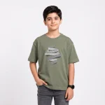 تیشرت پسرانه طرح زیگزاگ