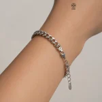 دستبند ژوپینگ کارتیر نقره ای کد 405230292-41 - Image 3