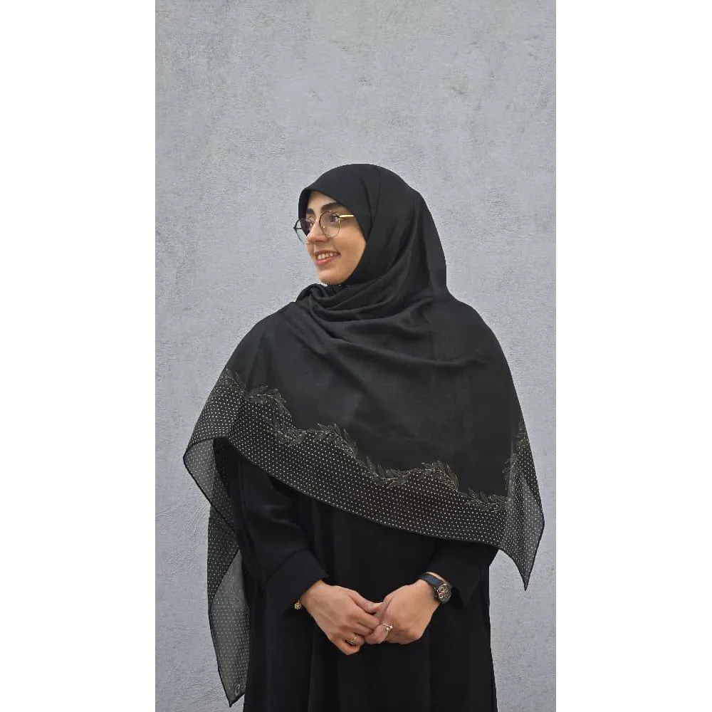 روسری-نخی-زیتون-222-vxFfV روسری نخی زیتون - Image 1