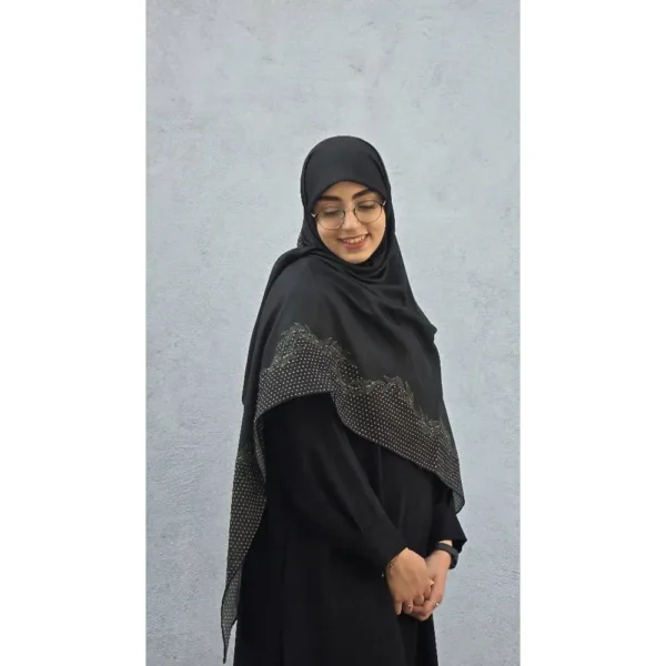 روسری نخی زیتون - Image 24