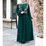 ست پیراهن و جلیقه گلبرگ سبز - Image 2