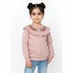 سویشرت دخترانه طرح گلچین کد161025 - Image 3