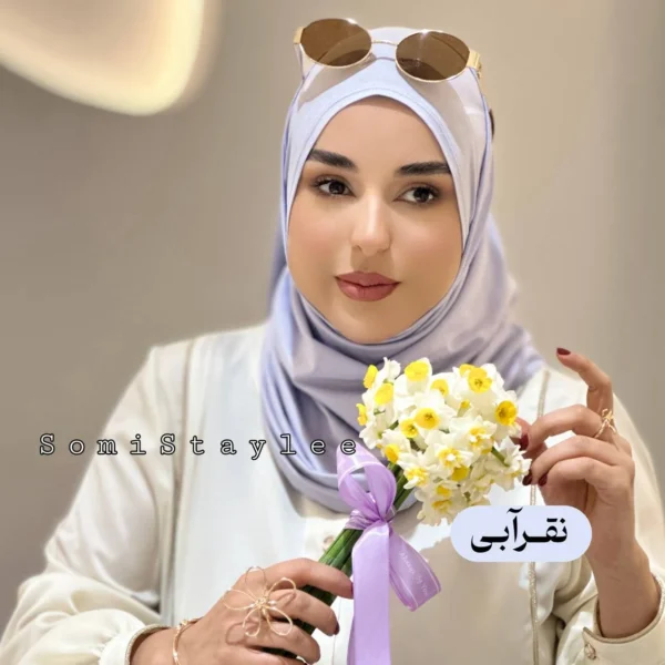 شال کشی کویتی طیف آبی - Image 10
