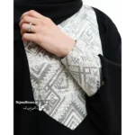 عبا زنانه مشکی جت بلک حریر اسود حنانه - Image 7