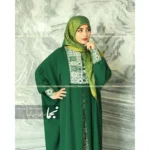 عبا سنتی کرپ الیزه اعلا رز سبز - Image 5