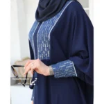عبا مجلسی رنگی الیزه ضحی جین سوزن دوزی - Image 4