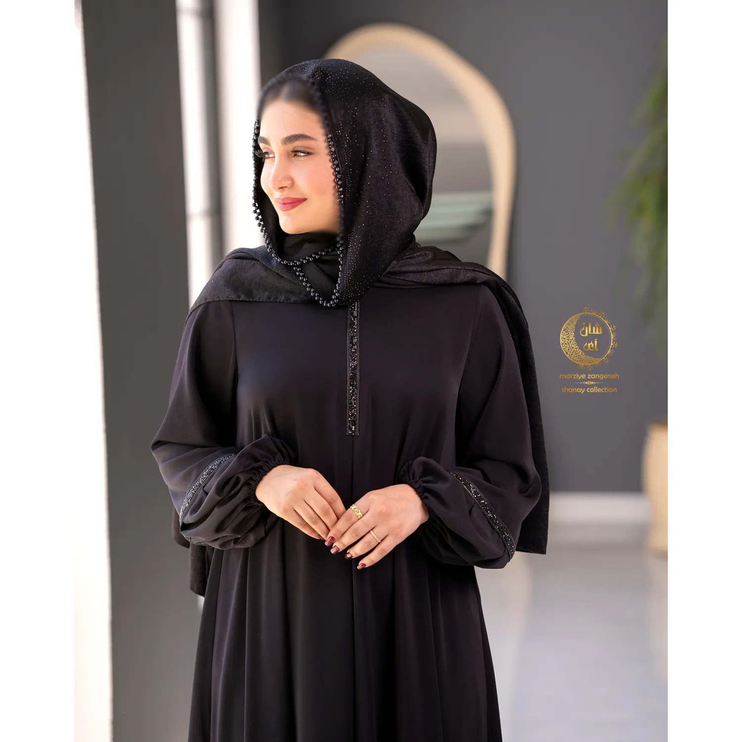 عبای-ندا-ایران-مشکی-1083-e9FtX عبای ندا ایران مشکی - Image 1