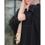 مانتو عبایی آلا مشکی کد 14031 - Image 3
