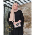 مانتو عبایی آلا مشکی کد 14031