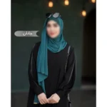 مانتو عبایی جانان مشکی کد 14020 - Image 2