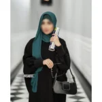 مانتو عبایی طرح پرند - تصویر 5