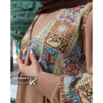 مانتو عبایی مجلسی کرپ عبایی تیارا - Image 8