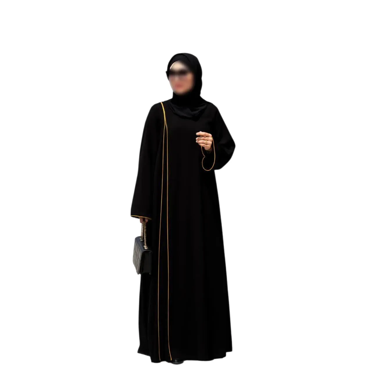 مانتو-عبایی-مهگل-مشکی-کد-1405-5211-4umpa مانتو عبایی مهگل مشکی کد 1405 - Image 1