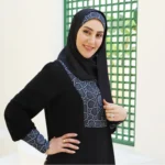 هد شال سنتی مدل رز مشکی نجما - Image 3