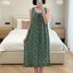 پیراهن باغچه زمردی