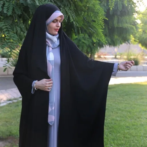 چادر-دانشجویی-مدل-حلقه-بدون-مچ-کد-25028-5609 چادر دانشجویی مدل حلقه ( بدون مچ )کد 25028 - Image 1