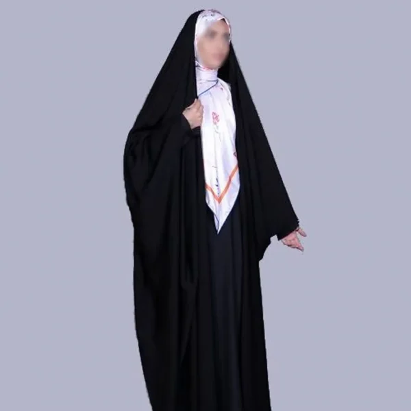 چادر عربی جده کرپ رویال کد 95 - تصویر 5