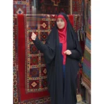 چادر مشکی بحرینی جواهردوزی پری کد 12088 - تصویر 3