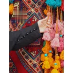 چادر مشکی بحرینی جواهردوزی پری کد 12088 - تصویر 4