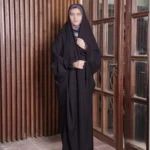 چادر مشکی دانشجویی جواهردوزی ریحانه کد 12069