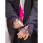 چادر مشکی عربی جواهردوزی آلاله کد 12093