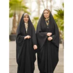 چادر مشکی عربی جواهردوزی آوا کد 12095 - Image 4