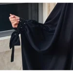 چادر مشکی عربی جواهردوزی تسنیم کد 12041 - Image 2