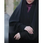 چادر مشکی عربی جواهردوزی جیران کد 12084 - Image 4