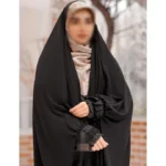 چادر مشکی عربی جواهردوزی حانیه کد 12075 - Image 8