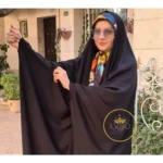 چادر مشکی عربی جواهردوزی خاتون کد 12040 - Image 3