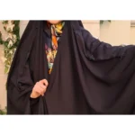 چادر مشکی عربی جواهردوزی راحیل کد 12044 - Image 3
