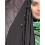 چادر مشکی عربی جواهردوزی مشکات کد 12064 - Image 2