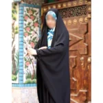چادر مشکی عربی جواهردوزی نورا کد 12061 - Image 2