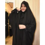 چادر مشکی عربی جواهردوزی هدی کد 12076 - Image 11