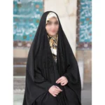 چادر مشکی عربی جواهردوزی پروانه کد 12062