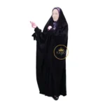 چادر مشکی عربی سنبادی پاپیونی کد ch1205 - Image 2