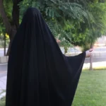 چادر مشکی عربی عبایی جده کد CH001201 - Image 6