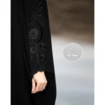 چادر مشکی عربی گلدوزی سودابه کد 12031 - Image 4