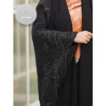 چادر مشکی عربی گلدوزی سوسن کد 12023 - Image 2