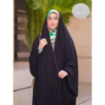 چادر مشکی عربی گلدوزی فرانک کد 12026 - Image 3