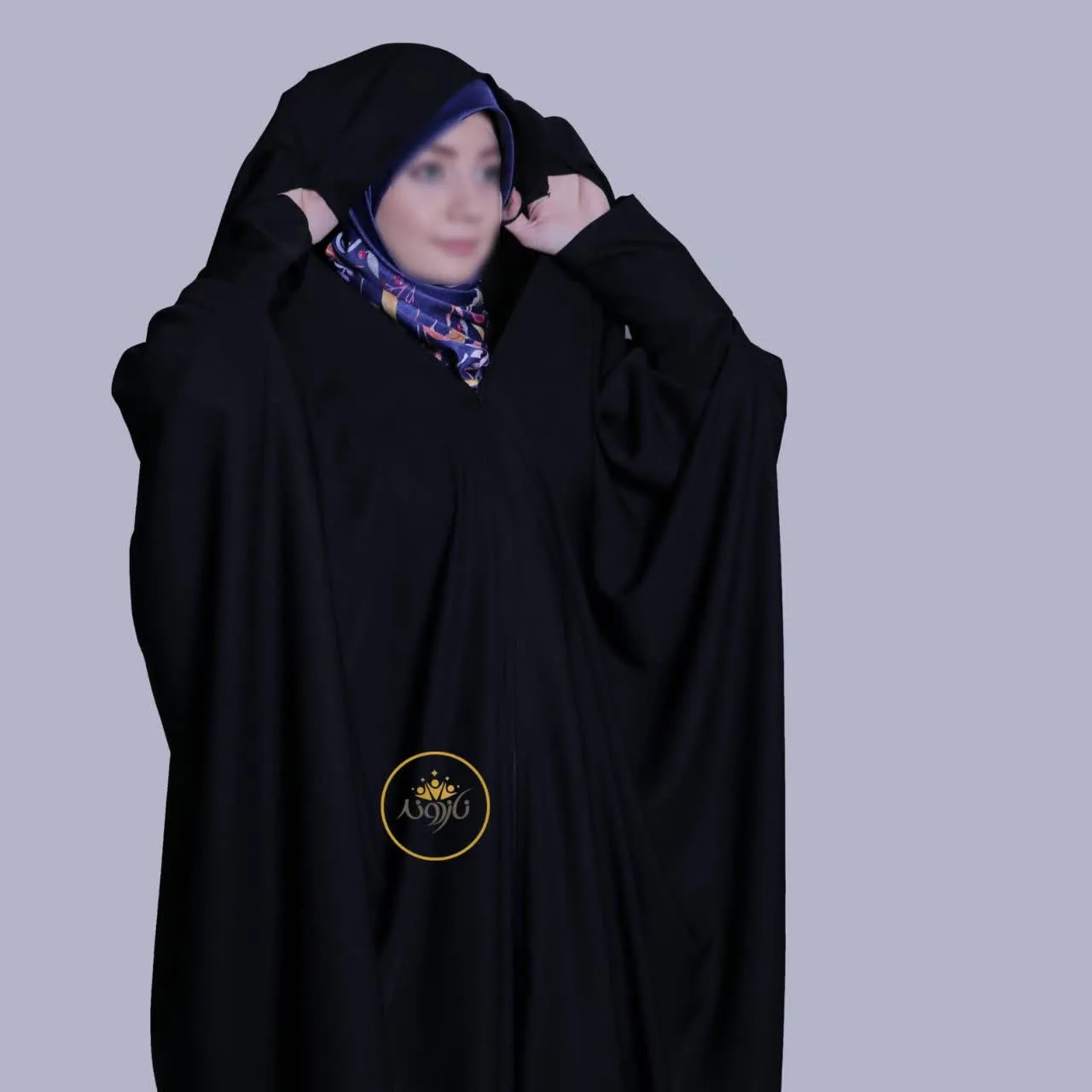 چادر-مشکی-لبنانی-صدفی-کدch1202-5659 چادر مشکی لبنانی صدفی کدch1202 - Image 1