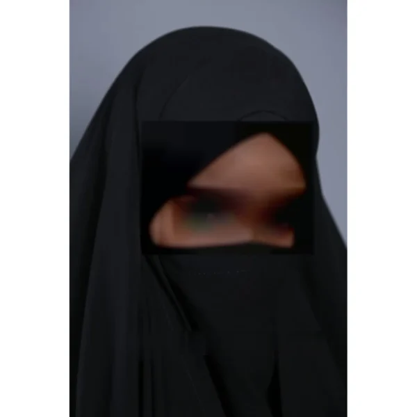 چادر مشکی لبنانی مچ زیپ دار رها کد 12067 - تصویر 2