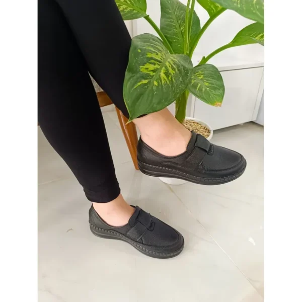 کفش زنانه طبی چرم استار خارپاشنه دار طرح (p shoes04) - تصویر 3