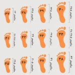 کفش زنانه طبی چرم طرح (p shoes05) - تصویر 6