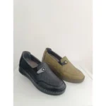 کفش طبی زنانه چرم با پد خار پاشنه طرح (p shoes 08) - تصویر 2